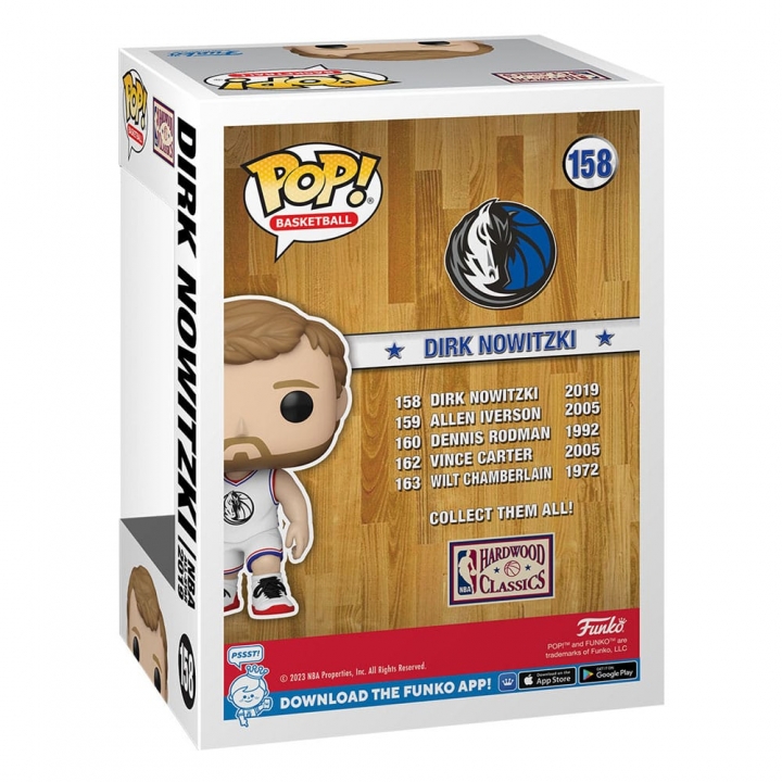 NBA Legends POP! Sports Vinyl Figure Carter / Chamberlain / Rodman / Iverson / Nowitzki 9 cm