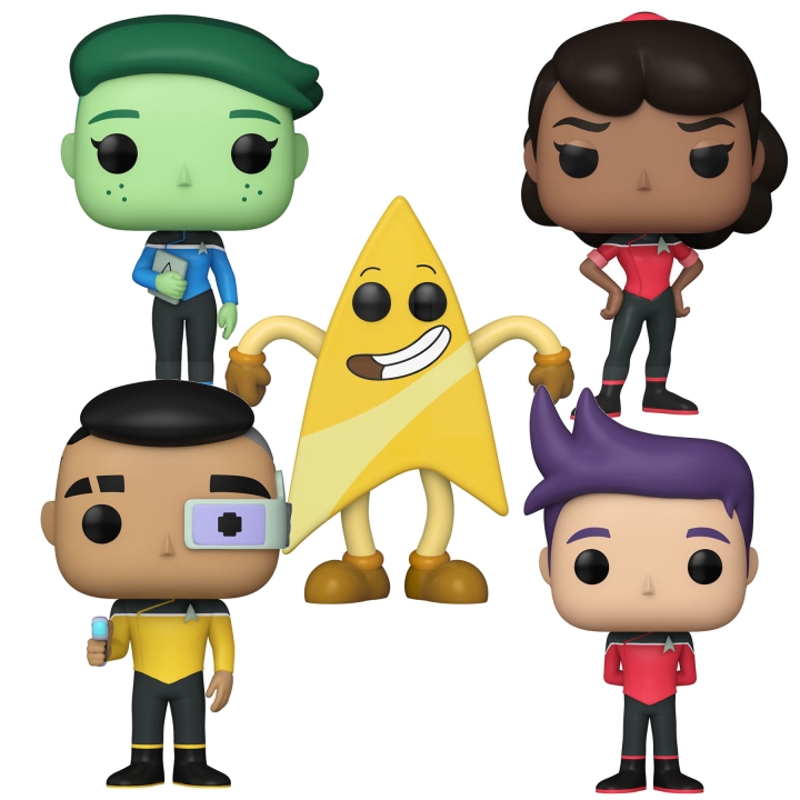 Star Trek Lower Decks POP! TV Vinyl Figure Bradward / D'Vana / Samanthan / Beckett / Badgey 9 cm