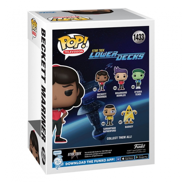 Star Trek Lower Decks POP! TV Vinyl Figure Bradward / D'Vana / Samanthan / Beckett / Badgey 9 cm