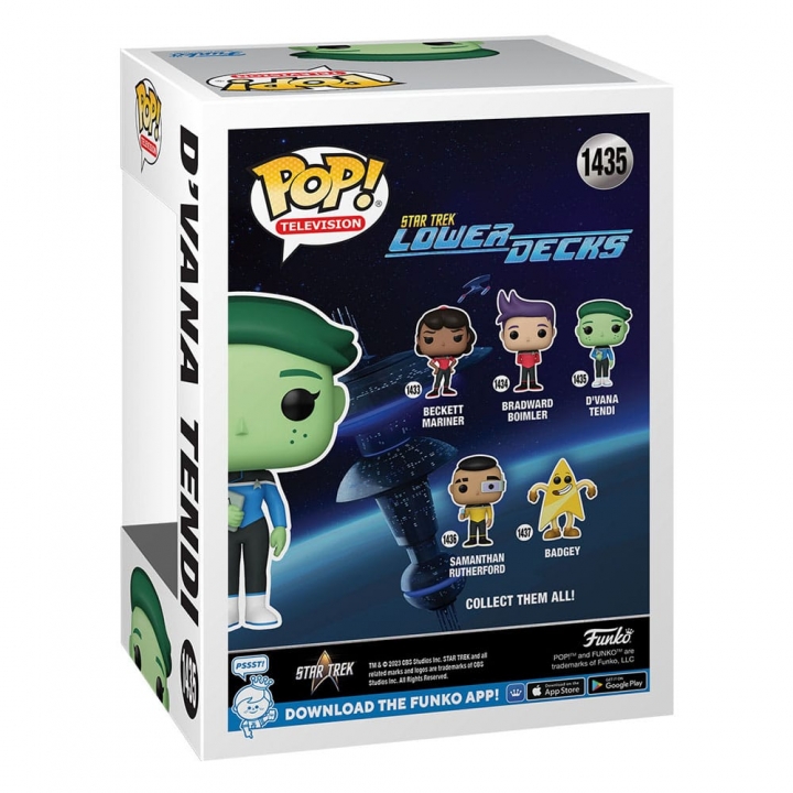 Star Trek Lower Decks POP! TV Vinyl Figure Bradward / D'Vana / Samanthan / Beckett / Badgey 9 cm