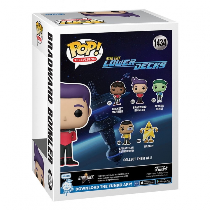 Star Trek Lower Decks POP! TV Vinyl Figure Bradward / D'Vana / Samanthan / Beckett / Badgey 9 cm