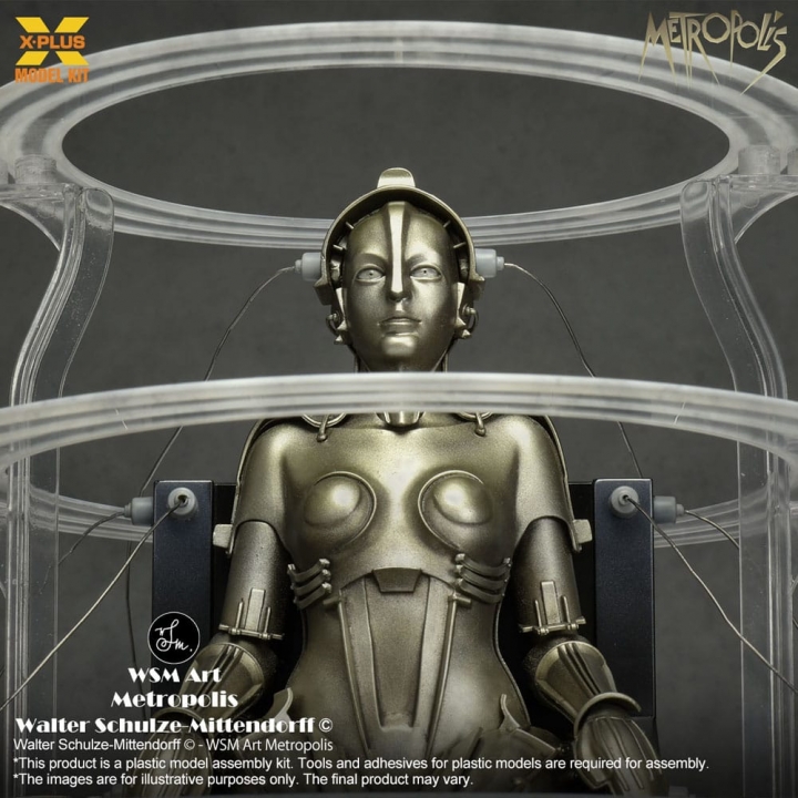 Metropolis Plastic Model Kit 1/8 Maschinenmensch Seated Ver. 18 cm