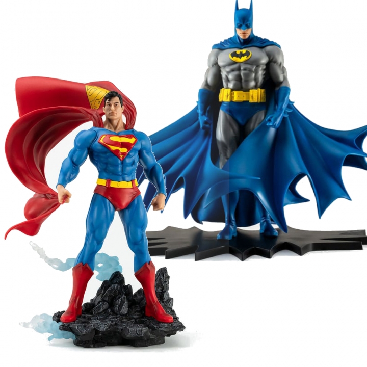 Pure Arts PX PVC Statue 1/8 Batman Classic Version / Superman Classic Version 27 cm