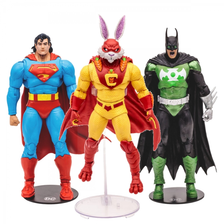 DC Collector Action Figure Captain Carrot / Batman / Superman 18 cm