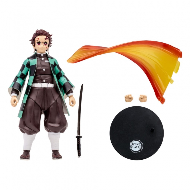 Demon Slayer: Action Figure Hashibira Inosuke / Kyojuro Rengoku / Tanjiro Kamado 18 cm