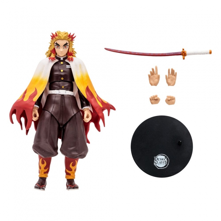 Demon Slayer: Action Figure Hashibira Inosuke / Kyojuro Rengoku / Tanjiro Kamado 18 cm