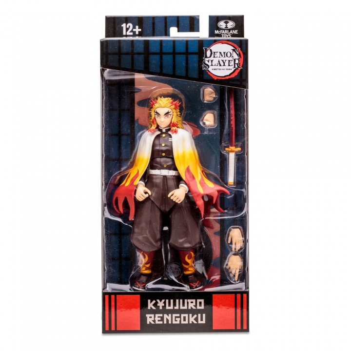 Demon Slayer: Action Figure Hashibira Inosuke / Kyojuro Rengoku / Tanjiro Kamado 18 cm