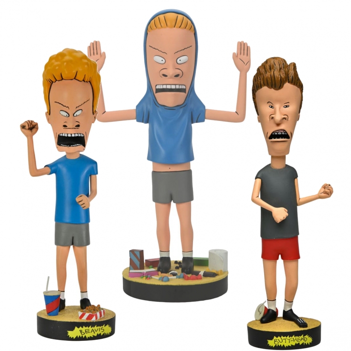 Beavis & Butthead Head Knocker Bobble-Head Butt-Head / Beavis / Cornholio 18 cm