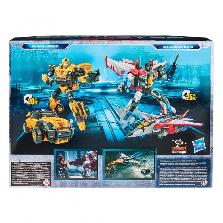 Transformers: Reactivate Action Figure 2-Pack Bumblebee & Starscream 16 cm