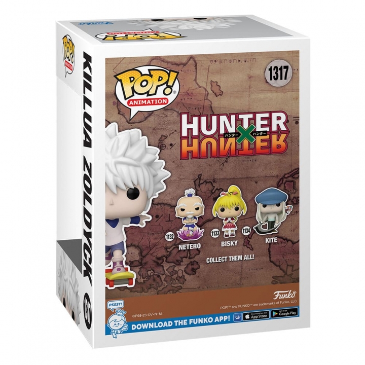 Hunter x Hunter POP! Animation Vinyl Figures Killua w/Skateboard 9 cm