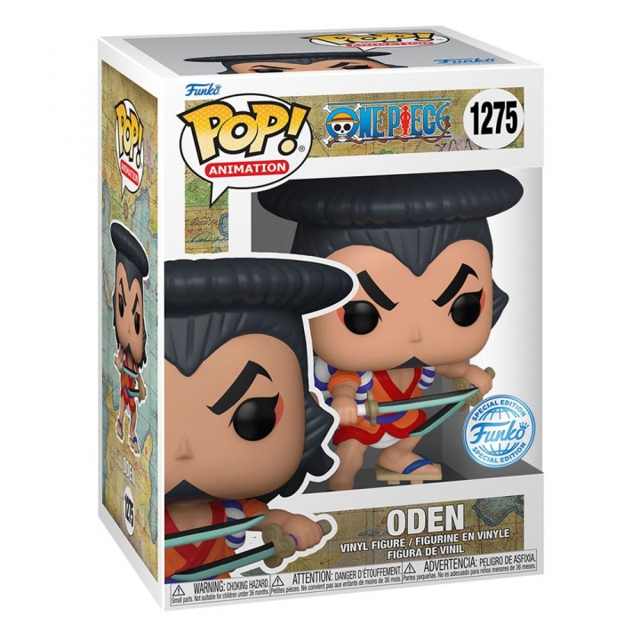 One Piece POP! Animation Vinyl Figures Buggy the Clown / Oden 9 cm