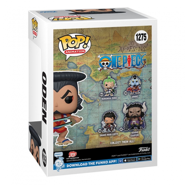 One Piece POP! Animation Vinyl Figures Buggy the Clown / Oden 9 cm