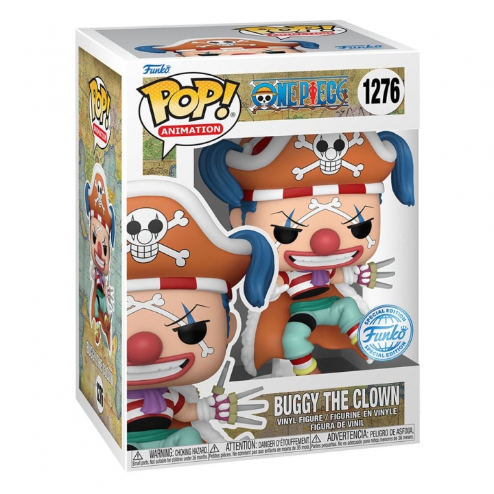 One Piece POP! Animation Vinyl Figures Buggy the Clown / Oden 9 cm