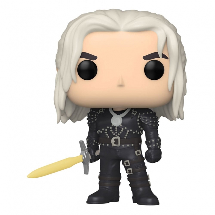 The Witcher POP! TV Vinyl Figure Geralt w/ sword (GW) 9 cm