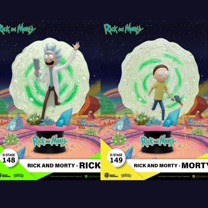 Rick & Morty D-Stage PVC Diorama Rick / Morty 14 cm