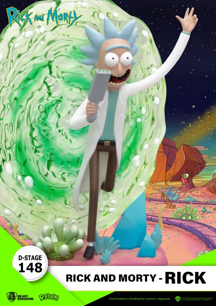 Rick & Morty D-Stage PVC Diorama Rick / Morty 14 cm