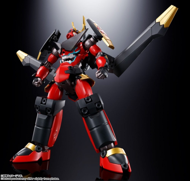 Tengen Toppa Gurren Lagann Soul of Chogokin Diecast GX-107 Gurren Lagann & Giga Drill Set 18 cm