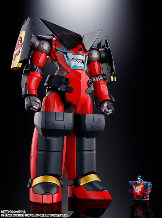 Tengen Toppa Gurren Lagann Soul of Chogokin Diecast GX-107 Gurren Lagann & Giga Drill Set 18 cm