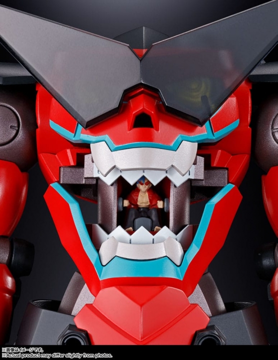 Tengen Toppa Gurren Lagann Soul of Chogokin Diecast GX-107 Gurren Lagann & Giga Drill Set 18 cm