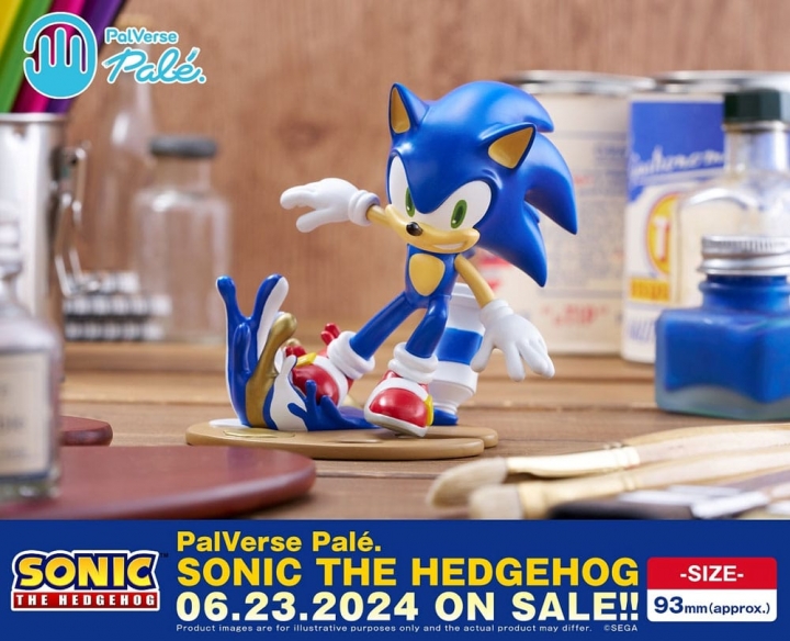 Sonic The Hedgehog PalVerse PVC Statue Sonic 9 cm