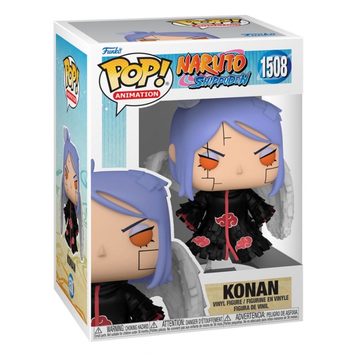 Naruto Pop! Animation Vinyl Figure Konan / Kakuzu / Ino / Sai / Choji / Shino 9 cm